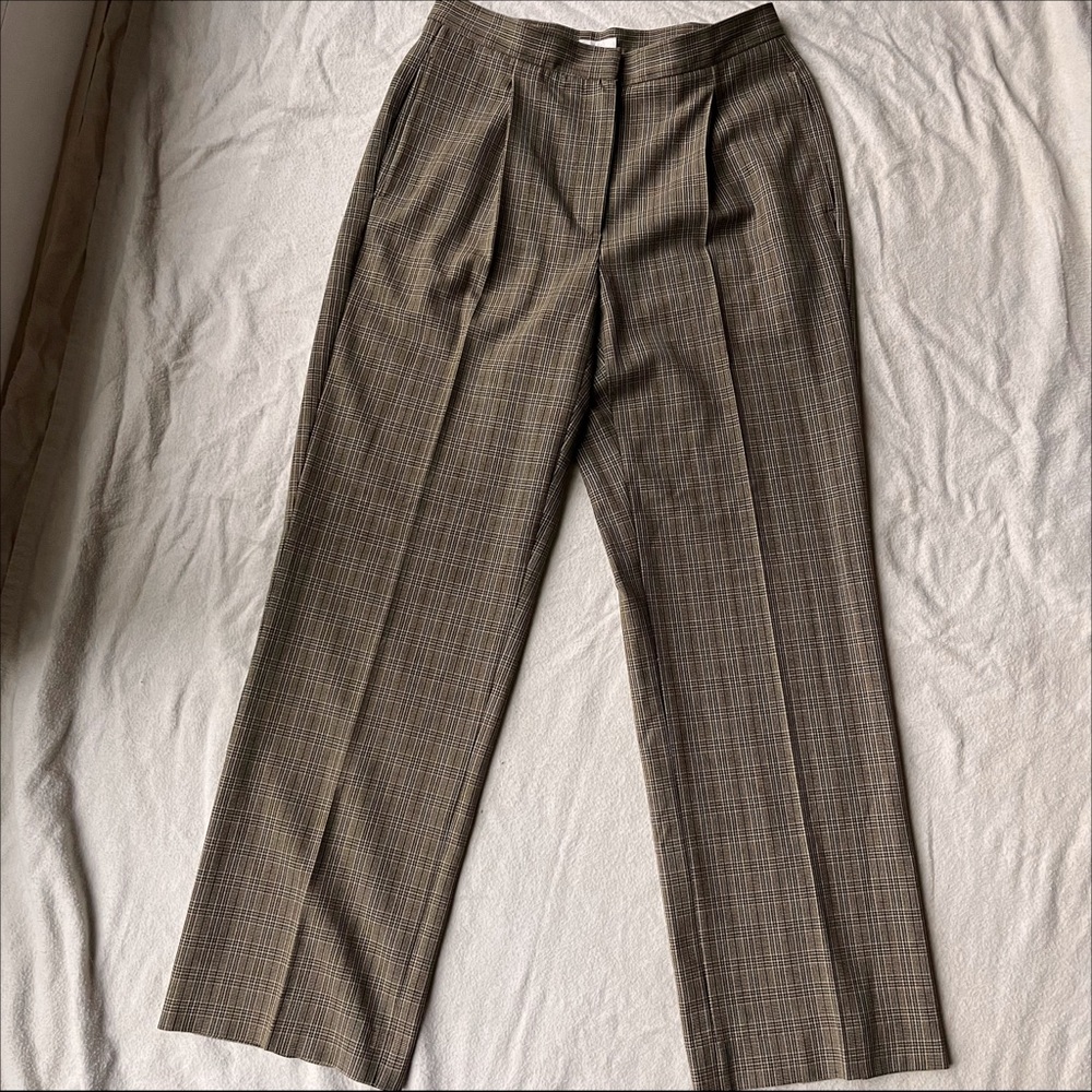 Plaid Liz Clairborne Kylie Pants (Size 6P) 🤎